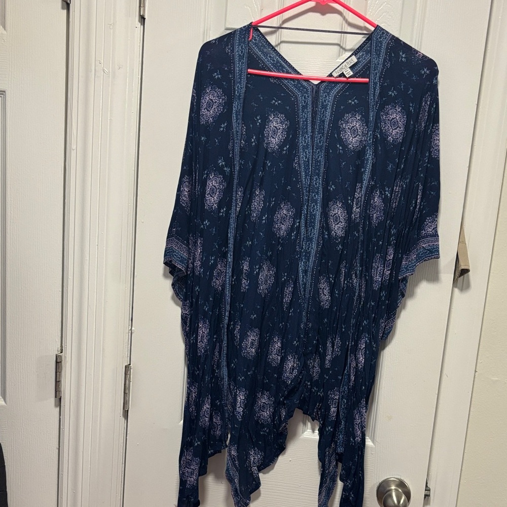 Patrons of Peace Indigo Patterned Kimono